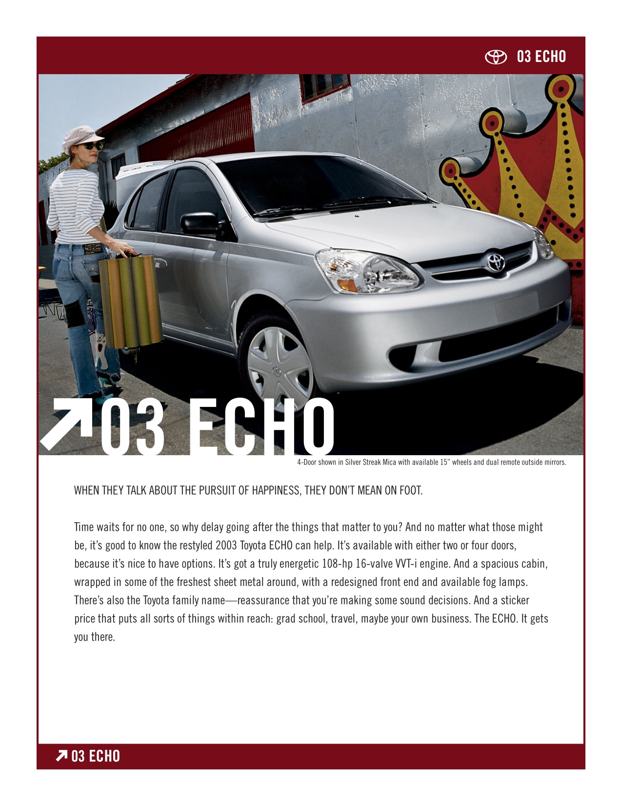 2003 Toyota Echo Brochure
